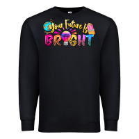Black your future is bright Premium Sweatshirt - NancyCooperArtShop