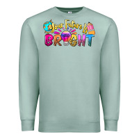 Seafoam your future is bright Premium Sweatshirt - NancyCooperArtShop