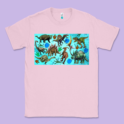Dinosaurs Sippy Cup Classic Tee Designed By Artiststas