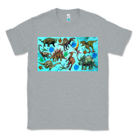 Heather Grey dinosaurs sippy cup Classic Tee - Artiststas