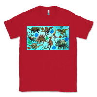 Red dinosaurs sippy cup Classic Tee - Artiststas