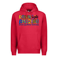 Cardinal down right amazing down syndrome awareness Premium Hoodie - Artiststas