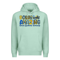 Seafoam down right amazing down syndrome awareness Premium Hoodie - Artiststas