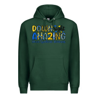 Sports Green down right amazing down syndrome awareness Premium Hoodie - Artiststas