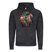 Vintage Black cowgirl with aztec Vintage Hoodie - RanaPortraitStore