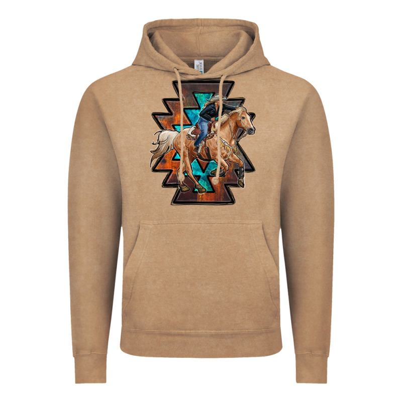 Cowgirl With Aztec Vintage Hoodie by RanaPortraitStore | Teevron