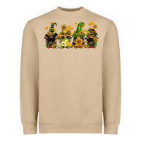Mushroom sunflower gnomies Heavyweight Sweatshirt - FaDigitalArtStudio