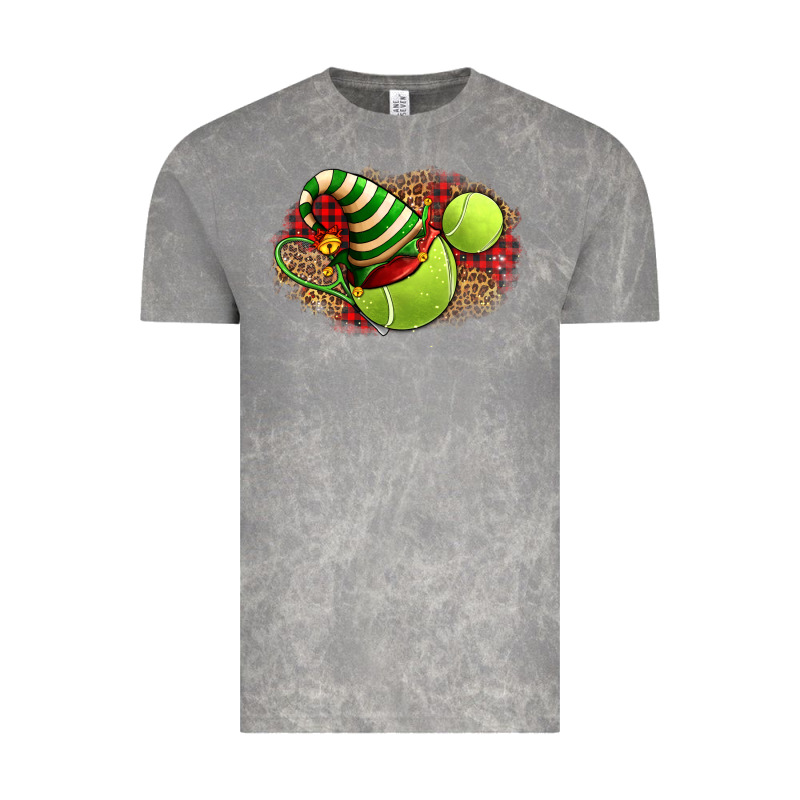 Tennis Christmas With Racket And Hat Vintage Tee by FaDigitalArtStudio | Teevron