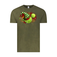 Vintage Olive Tennis Christmas With Racket And Hat Vintage Tee - FaDigitalArtStudio