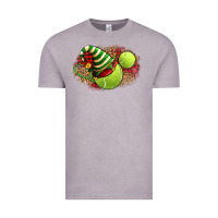 Vintage Zinc Tennis Christmas With Racket And Hat Vintage Tee - FaDigitalArtStudio