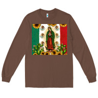 Chestnut our lady of guadalupe Long Sleeve Tee - JahusDesignShop