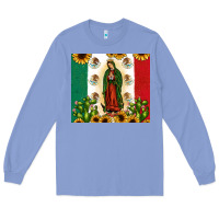 Colony Blue our lady of guadalupe Long Sleeve Tee - JahusDesignShop