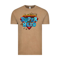 Vintage Coffee my dad is my super hero Vintage Tee - AdoDesignShop