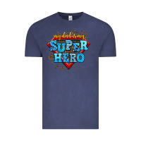 Vintage Denim my dad is my super hero Vintage Tee - AdoDesignShop