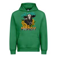 Emerald Just a Little Moody Urban Hoodie - texasbilliewilder