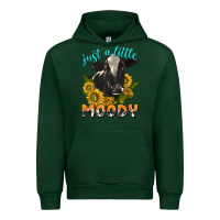 Forest Green Just a Little Moody Urban Hoodie - texasbilliewilder
