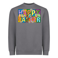 Storm happy easter with eggs Heavyweight Sweatshirt - Neo Western