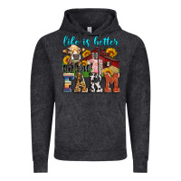 Vintage Black life is better on the farm Vintage Hoodie - Zillion Design Studio