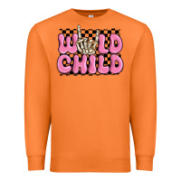 Carrot wild child pink skeleton Premium Sweatshirt - MaliasSmallBusiness