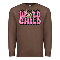 Chestnut wild child pink skeleton Premium Sweatshirt - MaliasSmallBusiness
