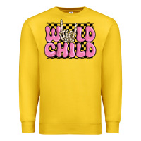 Lemon wild child pink skeleton Premium Sweatshirt - MaliasSmallBusiness