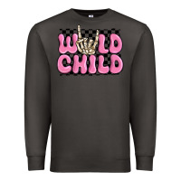 Smoke wild child pink skeleton Premium Sweatshirt - MaliasSmallBusiness