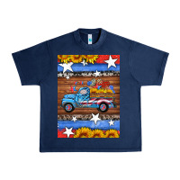 Navy american truck air freshener Urban Heavy Tee - HRA Design Shop