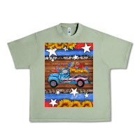 Oil Green american truck air freshener Urban Heavy Tee - HRA Design Shop