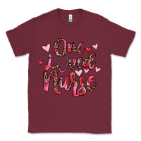Burgundy one loved nurse Classic Tee - JahusDesignShop