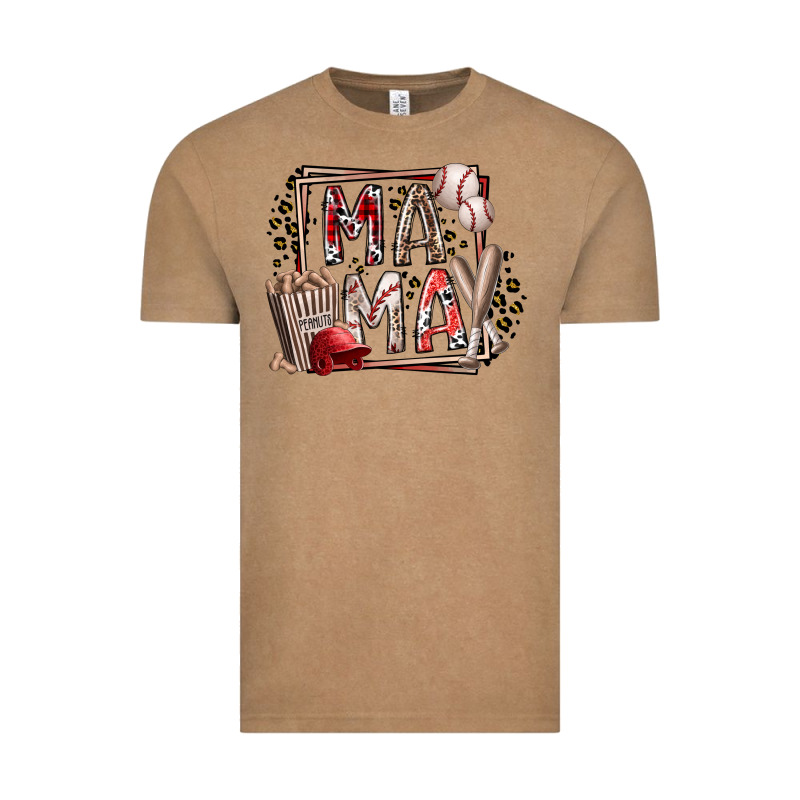 Mama Baseball Vintage Tee by RacoonDesign | Teevron