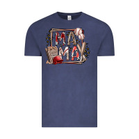 Vintage Denim mama baseball Vintage Tee - RacoonDesign