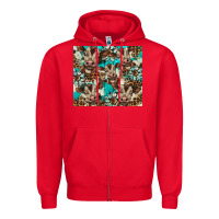 Red western cowhide sunflower baby cow Zipper Hoodie - BarkalooDesign
