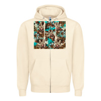 Sandshell western cowhide sunflower baby cow Zipper Hoodie - BarkalooDesign