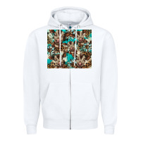 White western cowhide sunflower baby cow Zipper Hoodie - BarkalooDesign