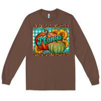 Chestnut pumpkin mama mouse pad Long Sleeve Tee - BundleAndBundleShop