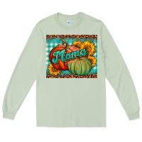 Matcha pumpkin mama mouse pad Long Sleeve Tee - BundleAndBundleShop