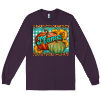 Plum pumpkin mama mouse pad Long Sleeve Tee - BundleAndBundleShop