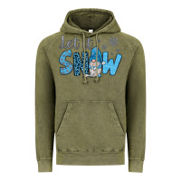 Vintage Olive let it snow Vintage Hoodie - JahusDesignShop