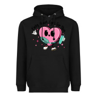 Black only heart eyes for you Heavyweight Hoodie - MaliasSmallBusiness