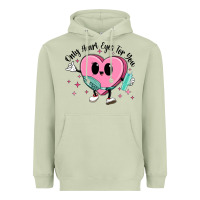 Matcha only heart eyes for you Heavyweight Hoodie - MaliasSmallBusiness