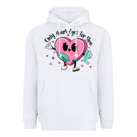 White only heart eyes for you Heavyweight Hoodie - MaliasSmallBusiness