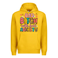 Lemon bad bitch with bad anxiety Premium Hoodie - Artiststas