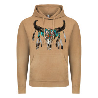 Vintage Camel boho bull skull Vintage Hoodie - RanaPortraitStore