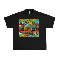 Black western farm life truck sunflowers  mousepad Urban Heavy Tee - HRA Design Shop