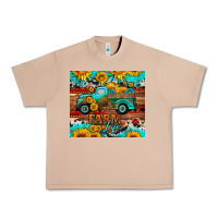 Burro western farm life truck sunflowers  mousepad Urban Heavy Tee - HRA Design Shop