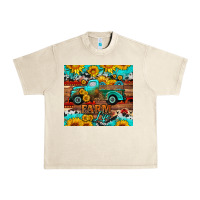 Sandshell western farm life truck sunflowers  mousepad Urban Heavy Tee - HRA Design Shop