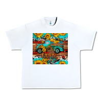 White western farm life truck sunflowers  mousepad Urban Heavy Tee - HRA Design Shop