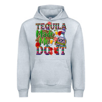 Heather Grey Tequila made me do it Urban Hoodie - NancyCooperArtShop