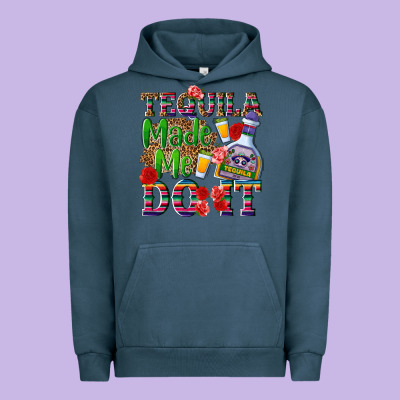 Tequila Made Me Do It Urban Hoodie Designed By Nancycooperartshop