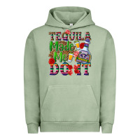 Pigment Oil Green Tequila made me do it Urban Hoodie - NancyCooperArtShop